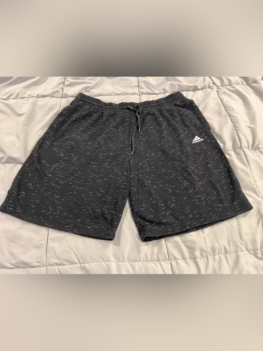 ADIDAS MEN'S ESSENTIALS FRENCH TERRY MÉLANGE SHORTS XXL
